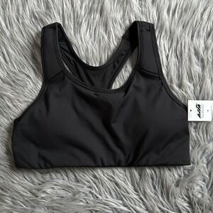 Avia Wireless Racerback Sports Bra Women's Size Small Black Wirefree